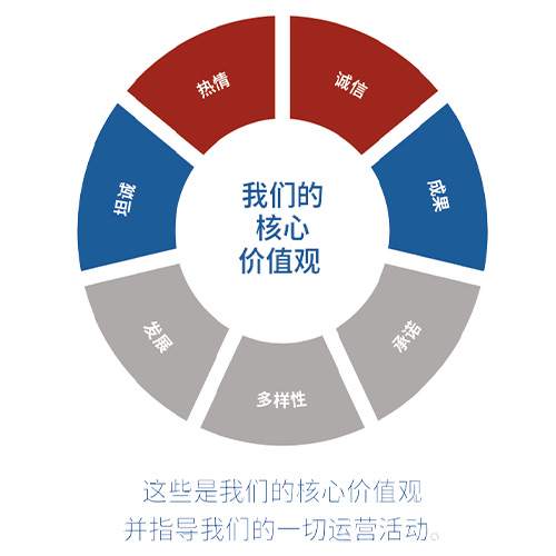 照片突出了 iTD 的核心價值觀