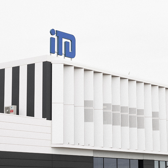 Au?enansicht der iTD Zentrale mit dem iTD Logo