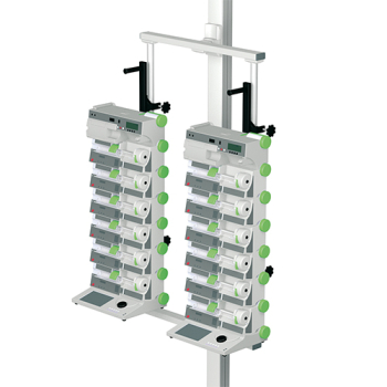 Pump support for the modul-port medical mounting system from iTD